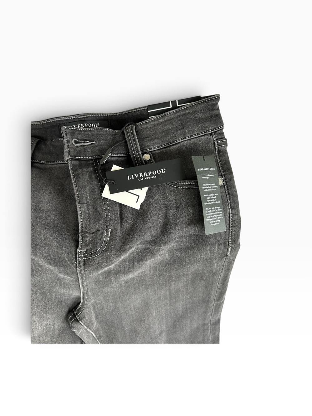 Liverpool Gray Jeans- Size 6P- New